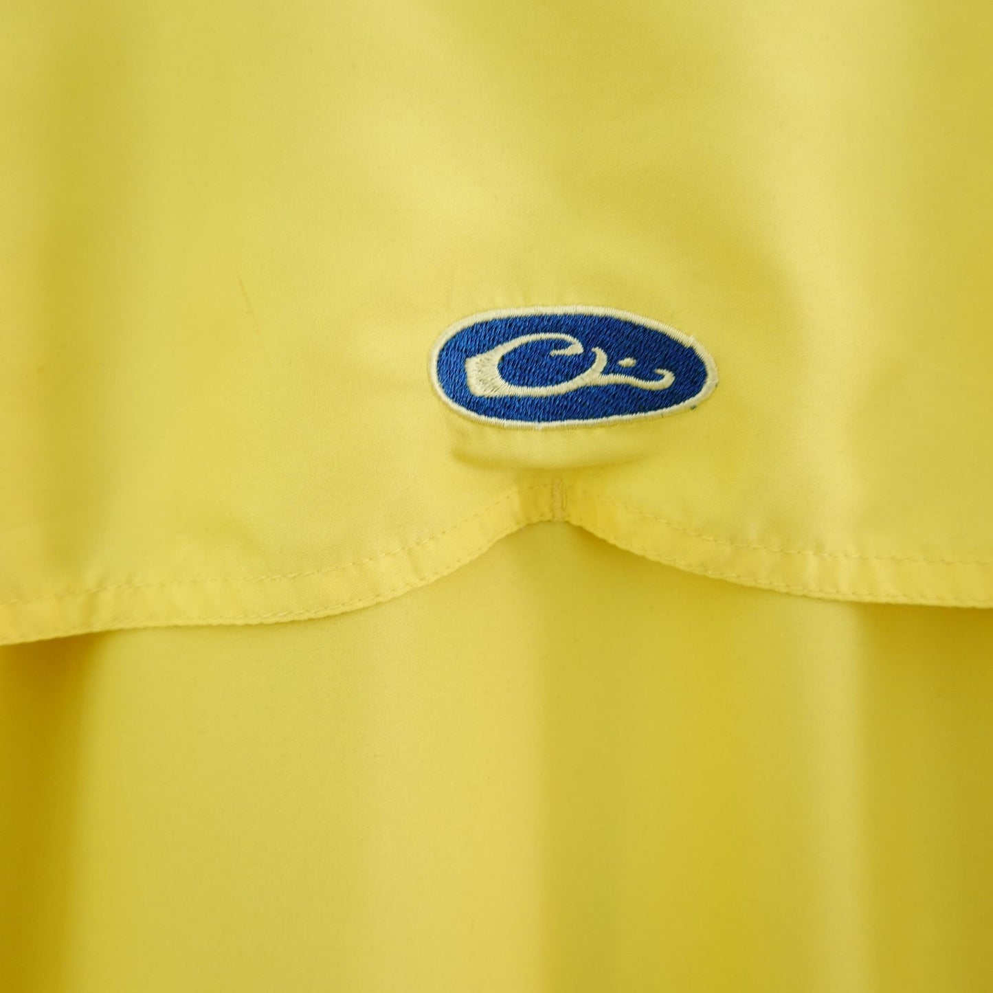 Drake Waterfowl Vented Outdoor Short Sleeve Shirt Yellow - Size M
