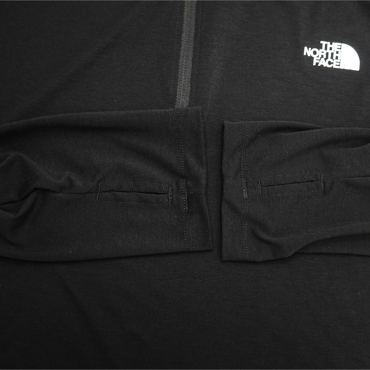The North Face Men's XL Black Quarter Zip Thumbhole Pullover