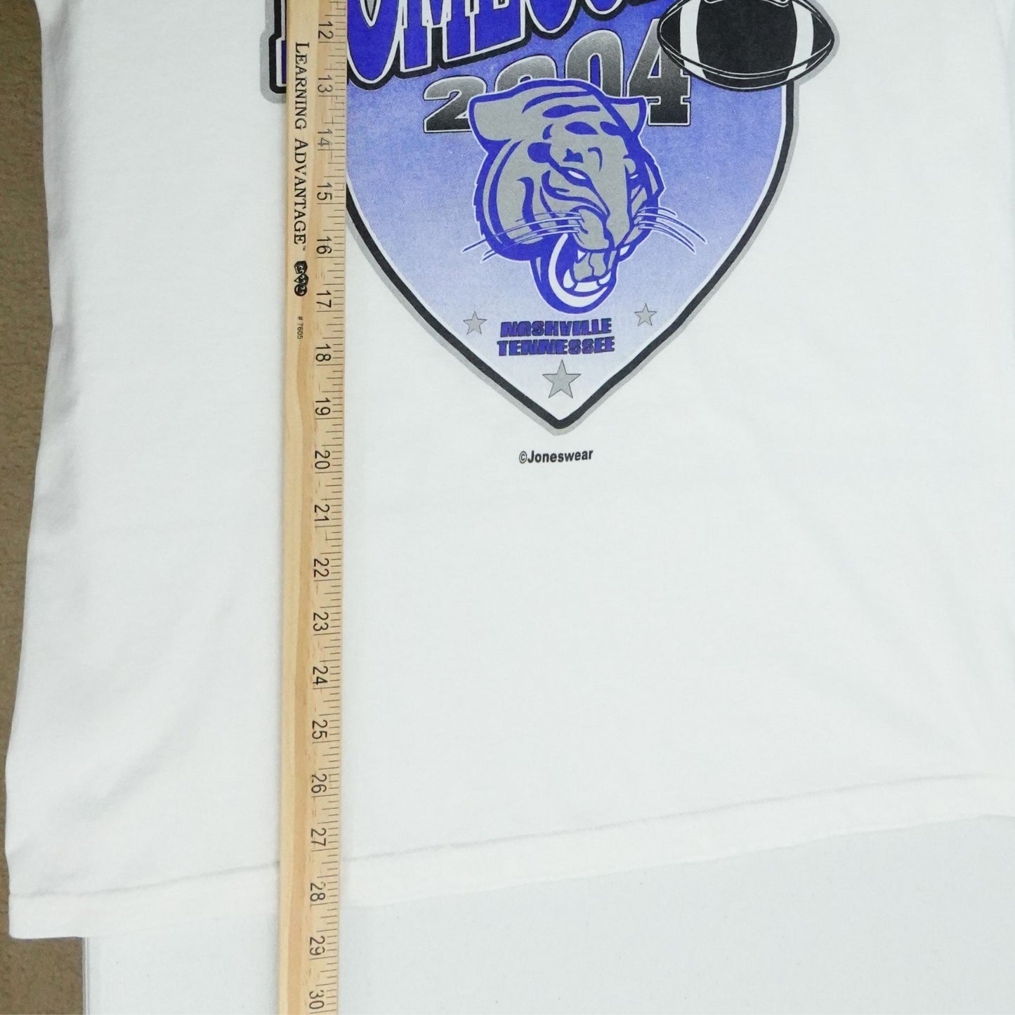 Vintage 2004 Tennessee State Tigers Homecoming Tee - Size M