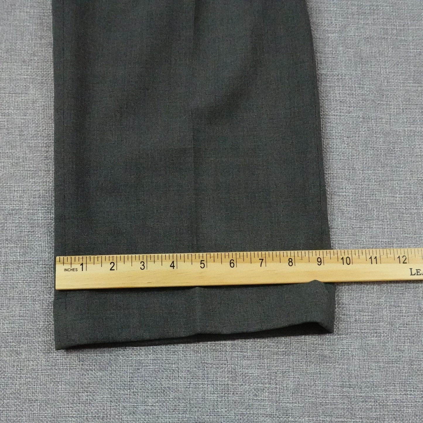 Vintage Brooks Brothers Brooksease Wool Gray Dress Pants 39x32 Flat Front