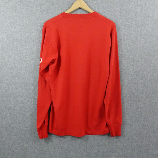 Vintage 90s Rum Boogie Cafe Memphis, TN Red Long Sleeve Tee - Size M