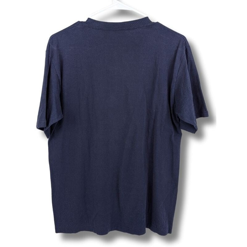 Vintage 80s Indianapolis Colts Navy Blue Tee - Size M