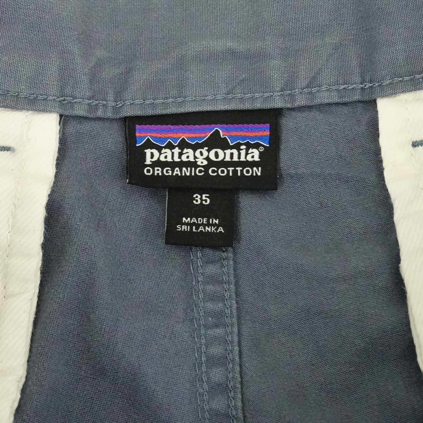 Patagonia Organic Cotton Chino Gray Shorts - Size 35