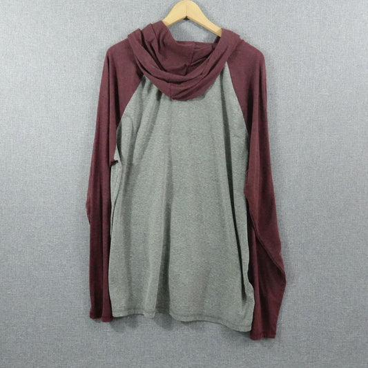 Threads 4 Thought Lightweight Raglan T-Shirt Hoodie - Size XL