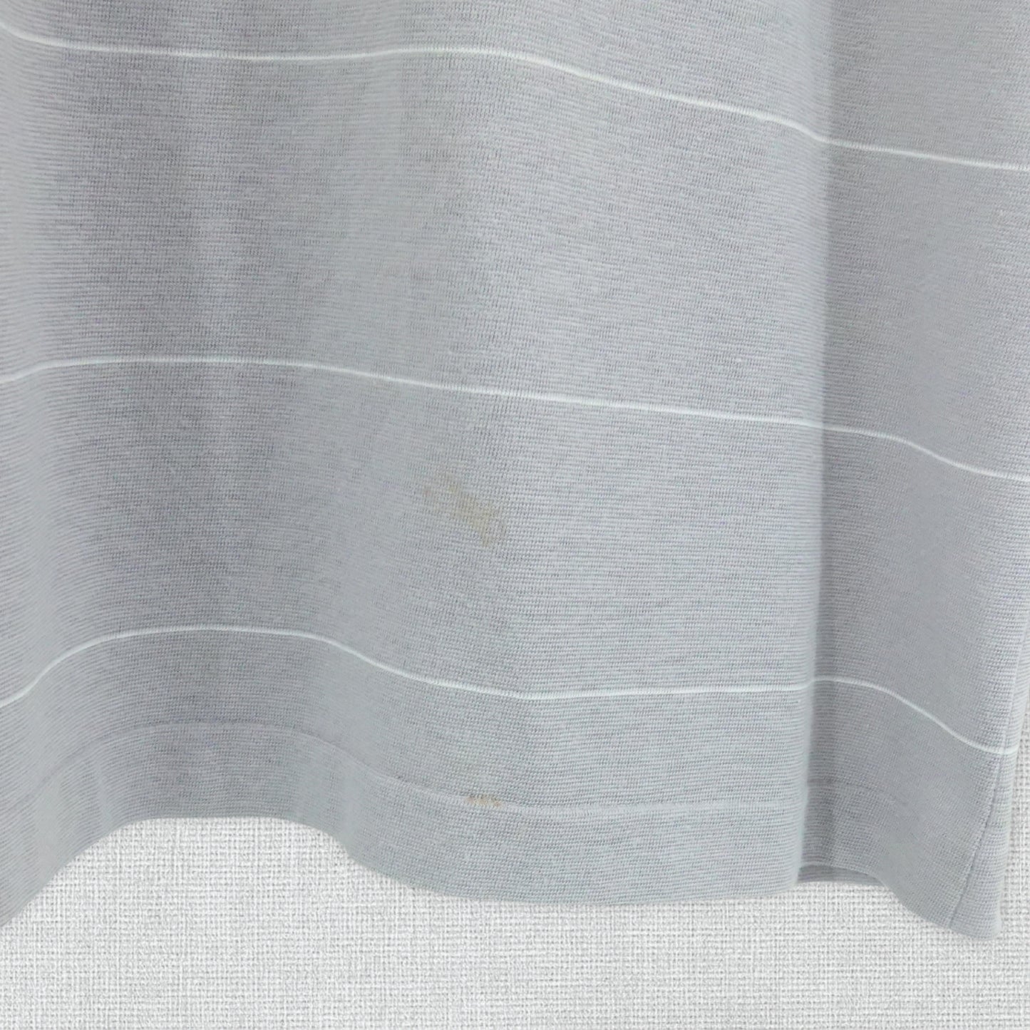 Vintage 80's Tour Collection Gray Striped Golf Shirt - Size Large