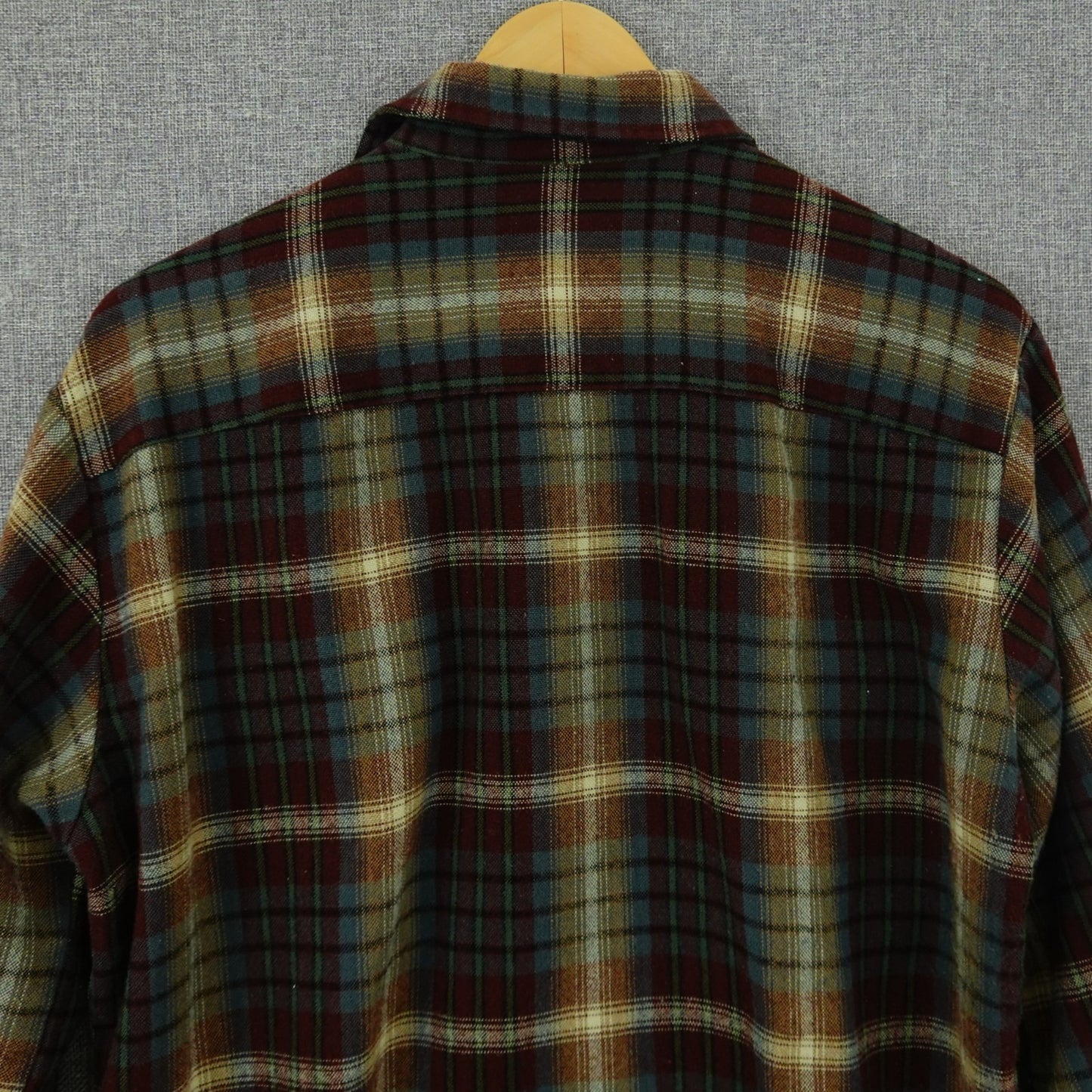 Vintage Back Packer Sportswear Multicolor Plaid Lined Flannel Shirt - Size M