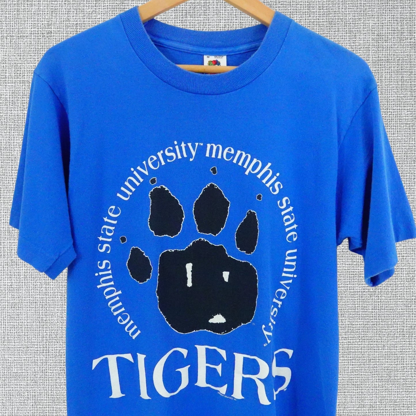 Vintage 90's Memphis State Tigers T-Shirt - Size Small