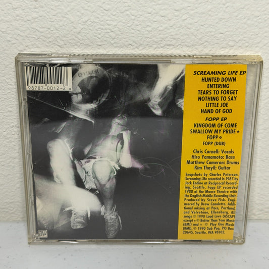 Screaming Life / Fopp by Soundgarden (CD, 1990)