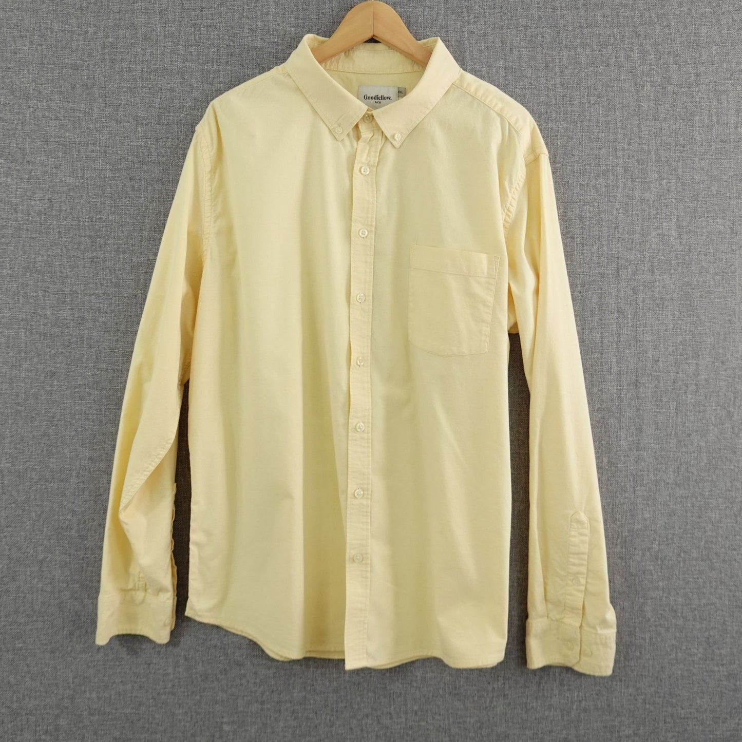 Goodfellow & Co Light Yellow Oxford Shirt - Size 2XL