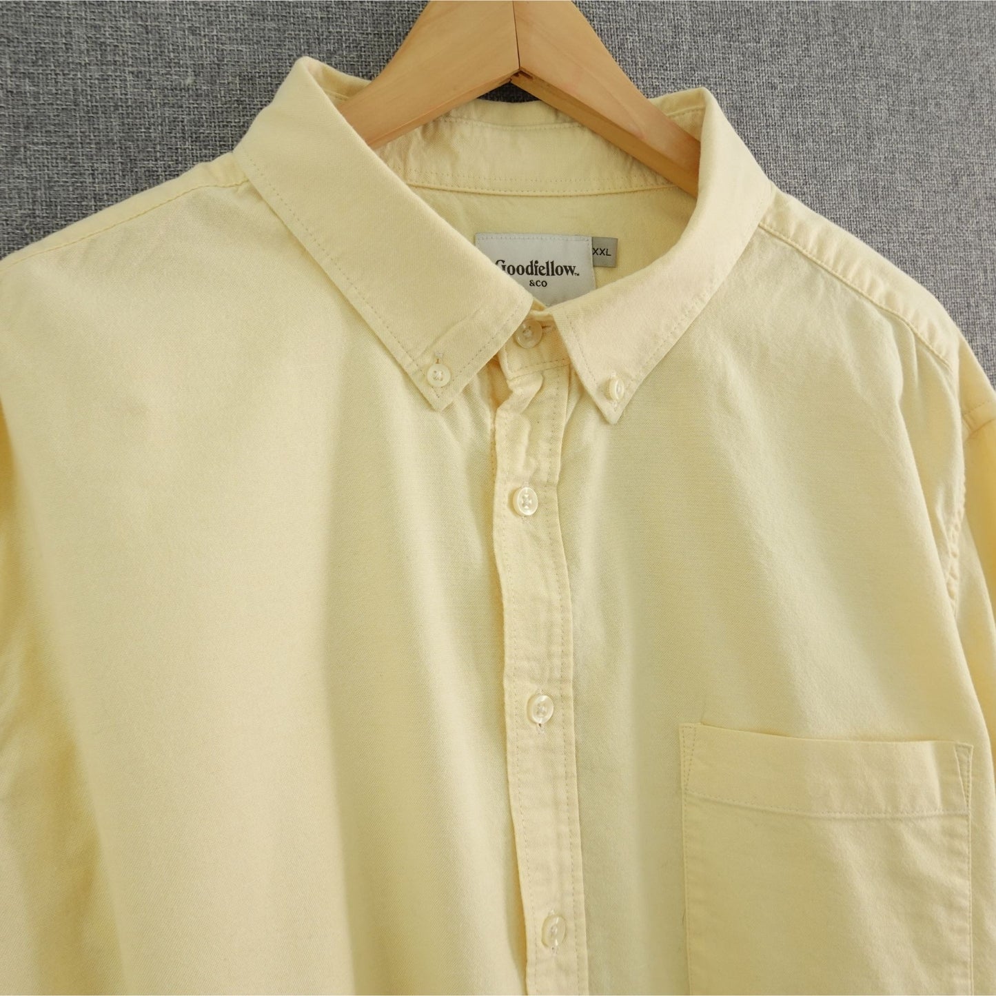 Goodfellow & Co Light Yellow Oxford Shirt - Size 2XL