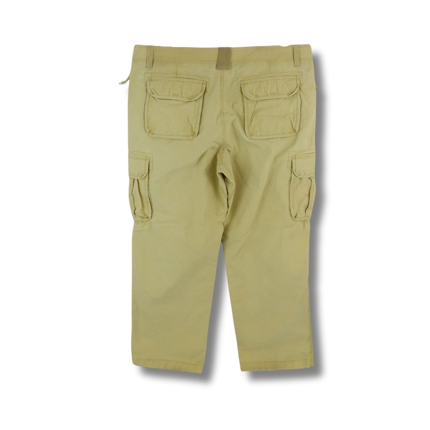 Vintage L.L. Bean Men’s Cargo Utility Pants Khaki Cotton 38x30