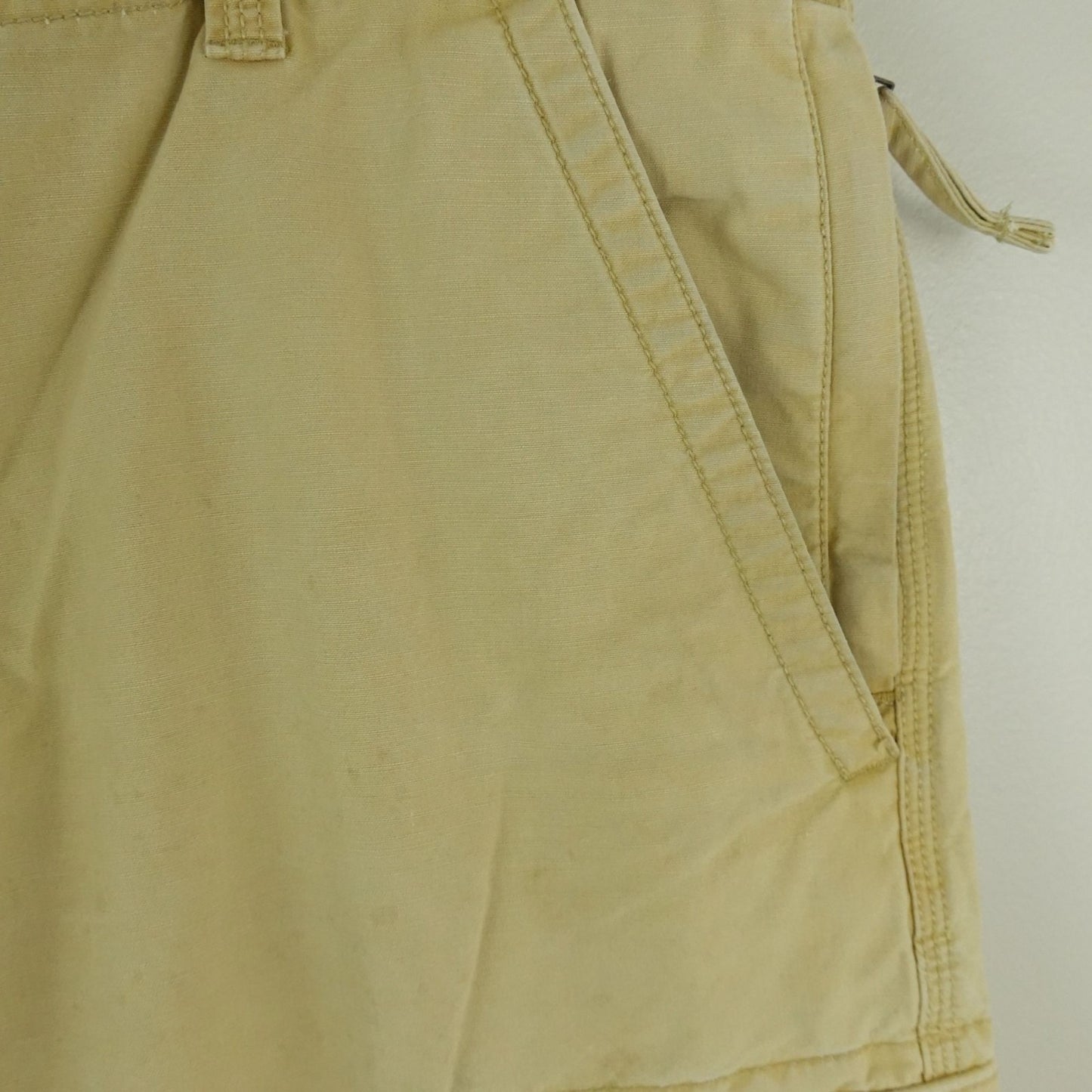 Vintage L.L. Bean Men’s Cargo Utility Pants Khaki Cotton 38x30