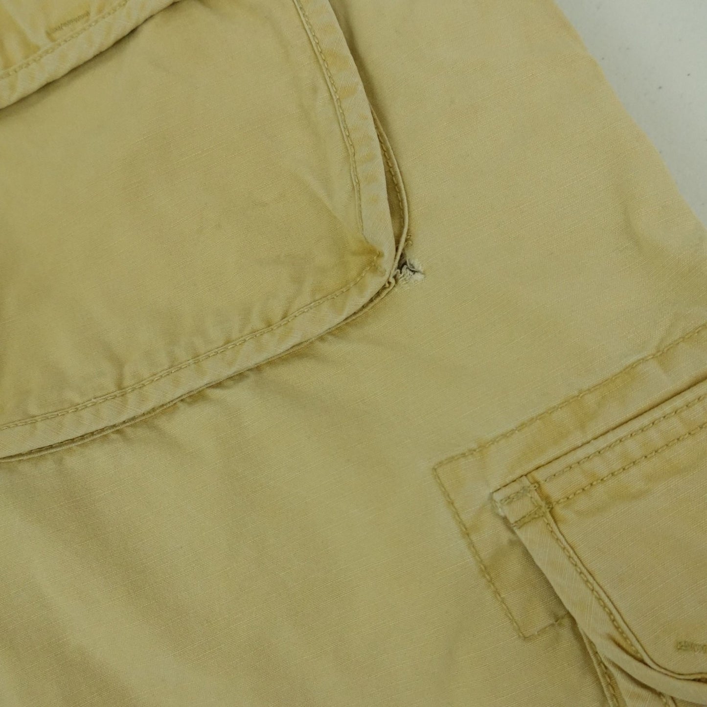 Vintage L.L. Bean Men’s Cargo Utility Pants Khaki Cotton 38x30