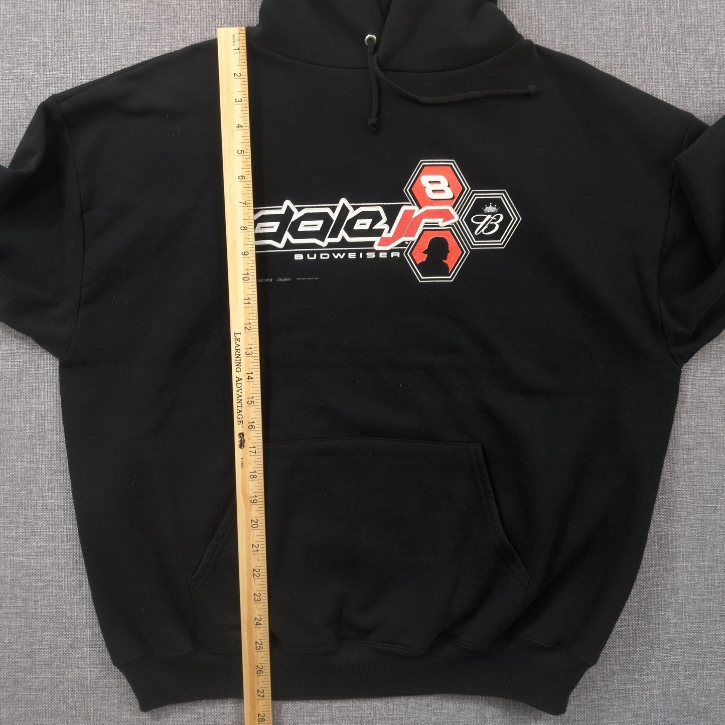 Y2K Dale Earnhardt Jr Budweiser #8 NASCAR Hoodie Black XL