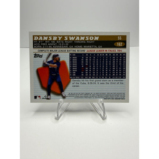 2025 Topps Archives - 1996 Topps Dansby Swanson #162