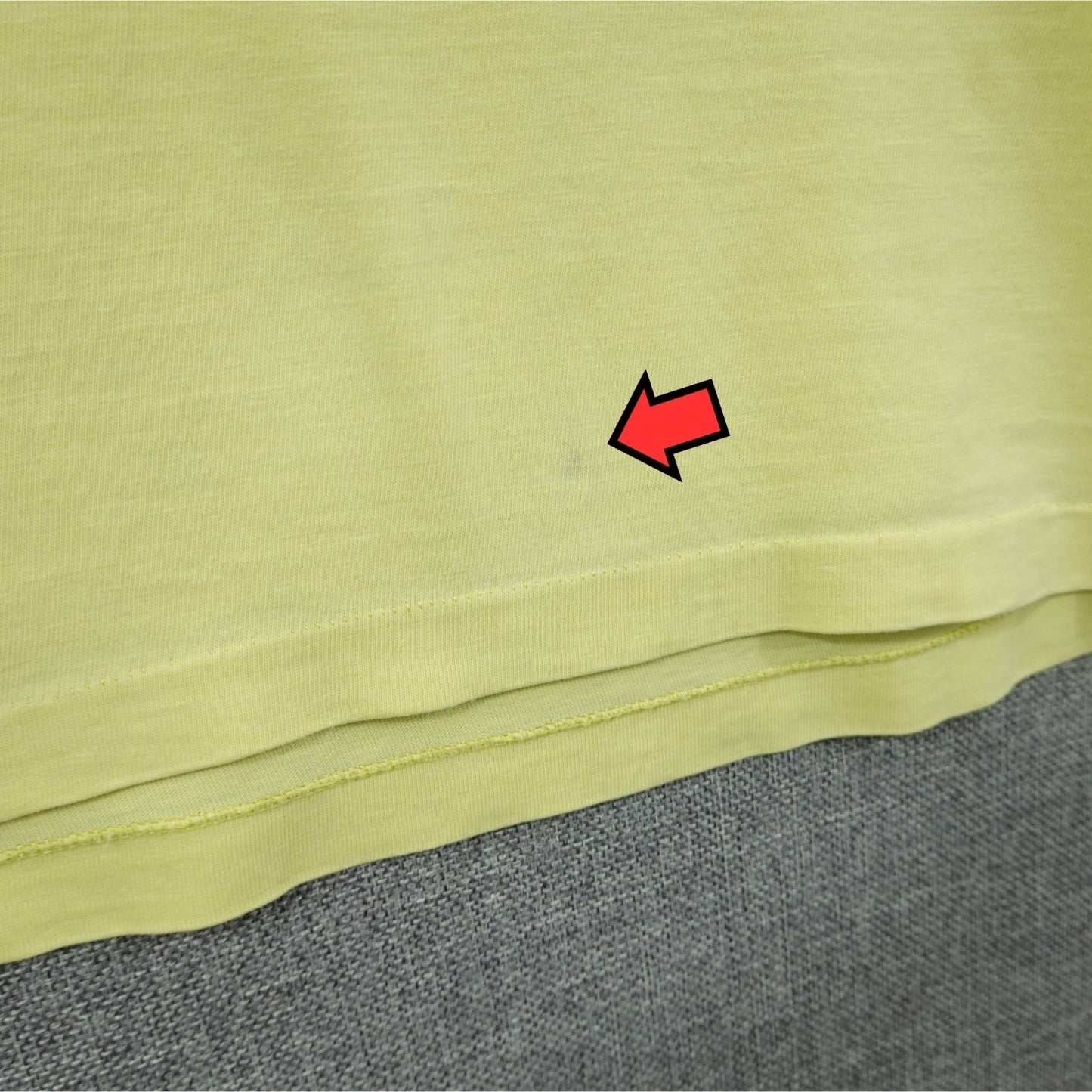 Vintage 70's JCPenney Yellow Pocket Tee USA Made Cotton - Size Large