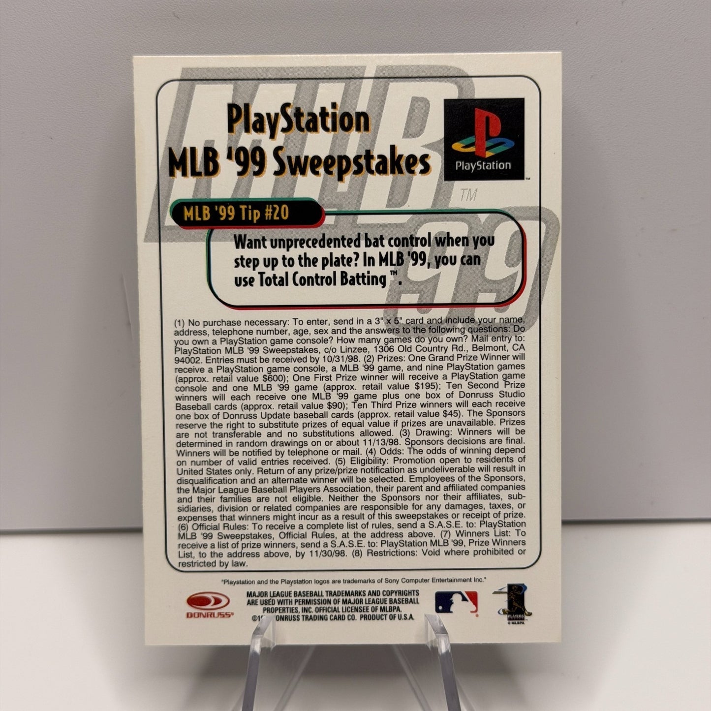 1998 Donruss - Jose Cruz Jr MLB 99 #20