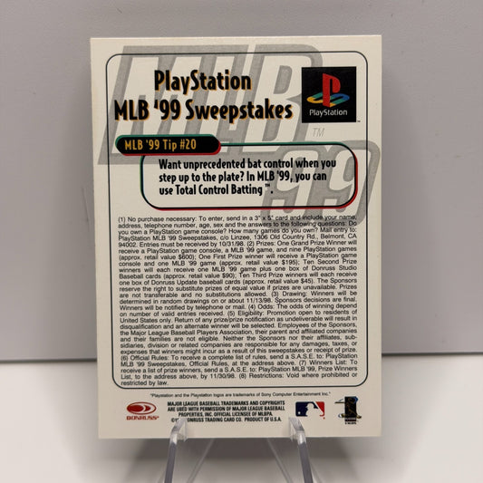 1998 Donruss - Jose Cruz Jr MLB 99 #20