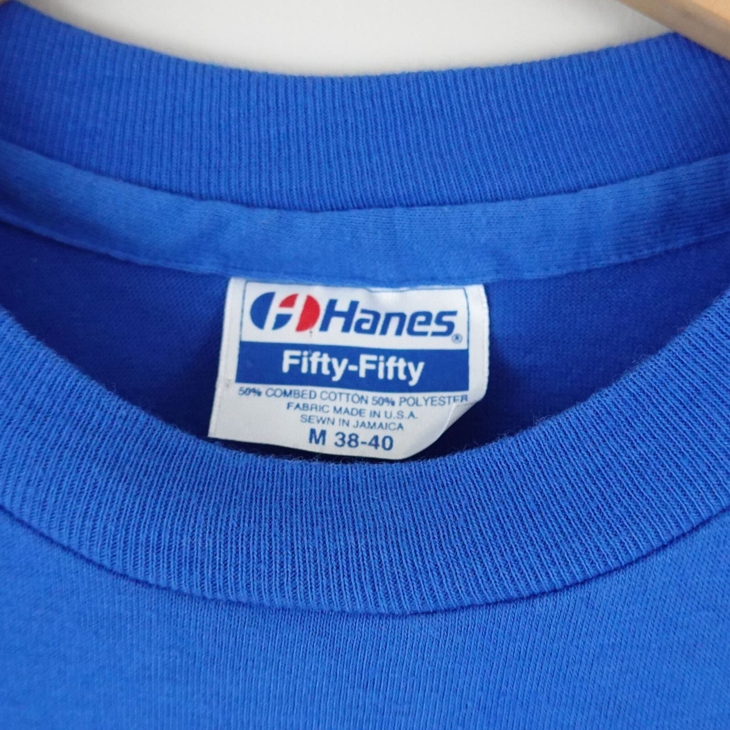 Vintage 1988 YMCA Olean 4K Run Tee - Size Small Hanes Single Stitch