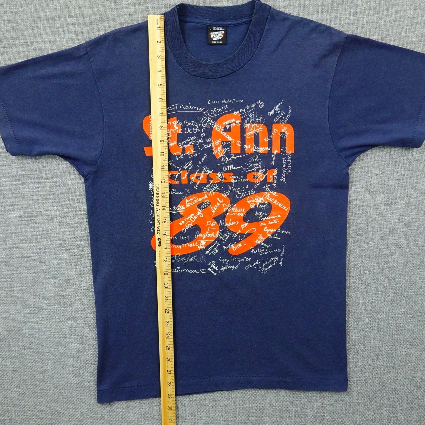 Vintage 1989 St. Ann Catholic School Bartlett Tee - Size M