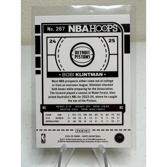 2024-25 Panini NBA Hoops Teal Explosion Bobi Klintman #267