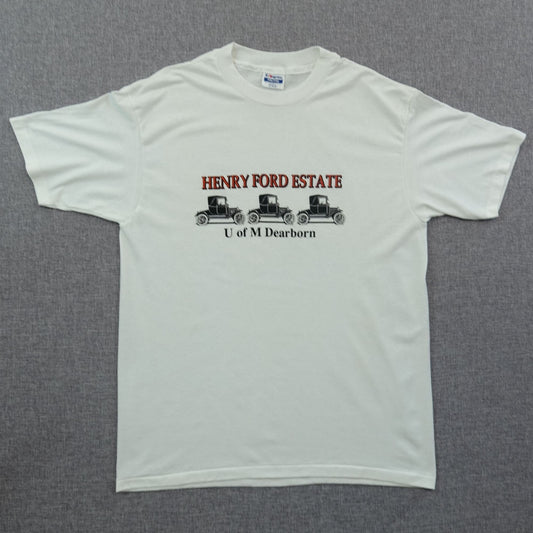 Vintage 90s Henry Ford Estate U of M Dearborn Tee - Size XL