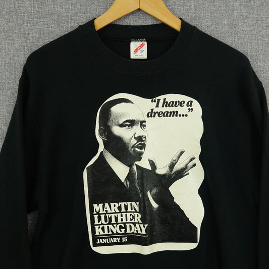 Vintage 1980s MLK “I Have a Dream” Jerzees Crewneck Sweatshirt - Size Small