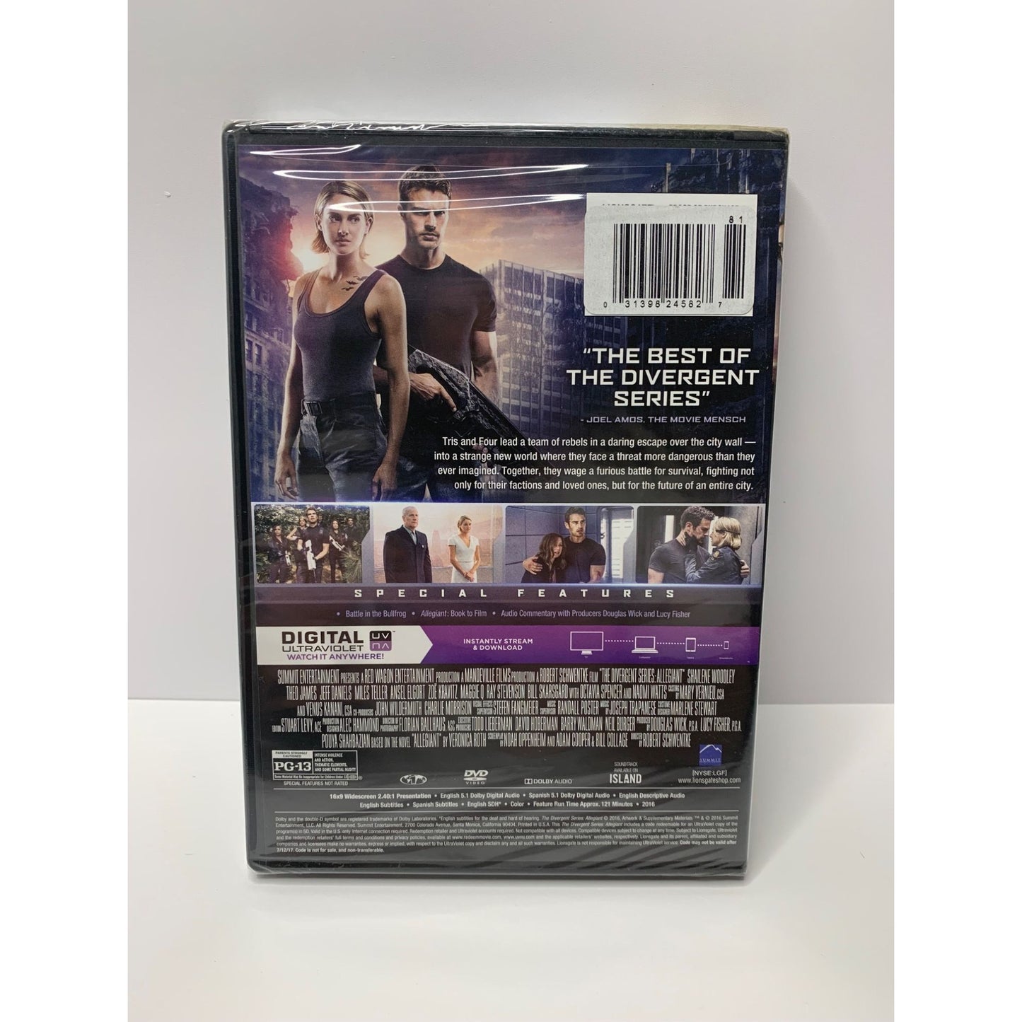 The Divergent Series: Allegiant (DVD + Digital 2016) w/Slipcover - Sealed