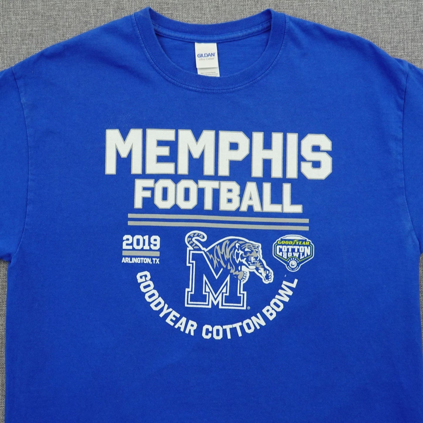 Memphis Tigers Football 2019 Cotton Bowl Tee - Size Large