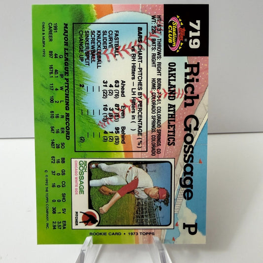 1992 Topps Stadium Club -Rich Gossage #719 (NM-MT)