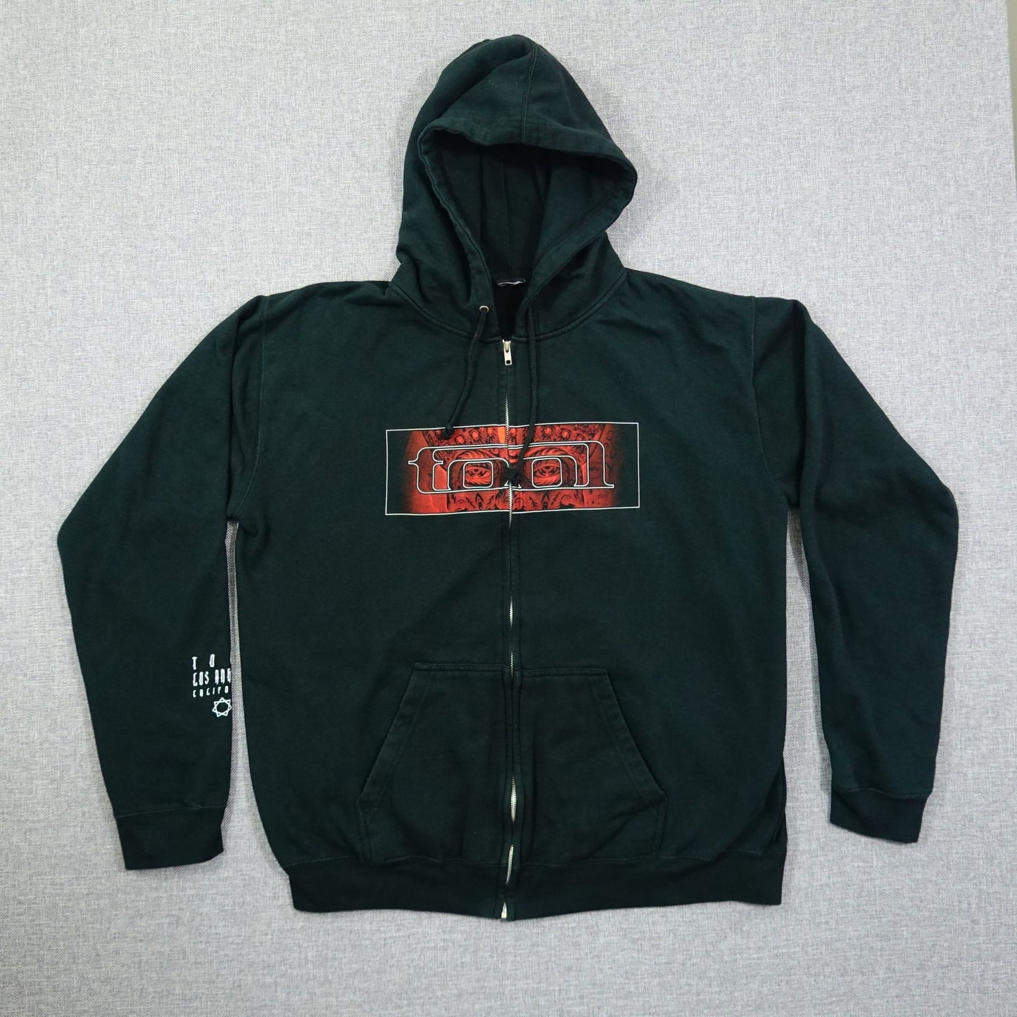 Vintage Tool Los Angeles Full Zip Hoodie - Size XL, Alex Grey Art