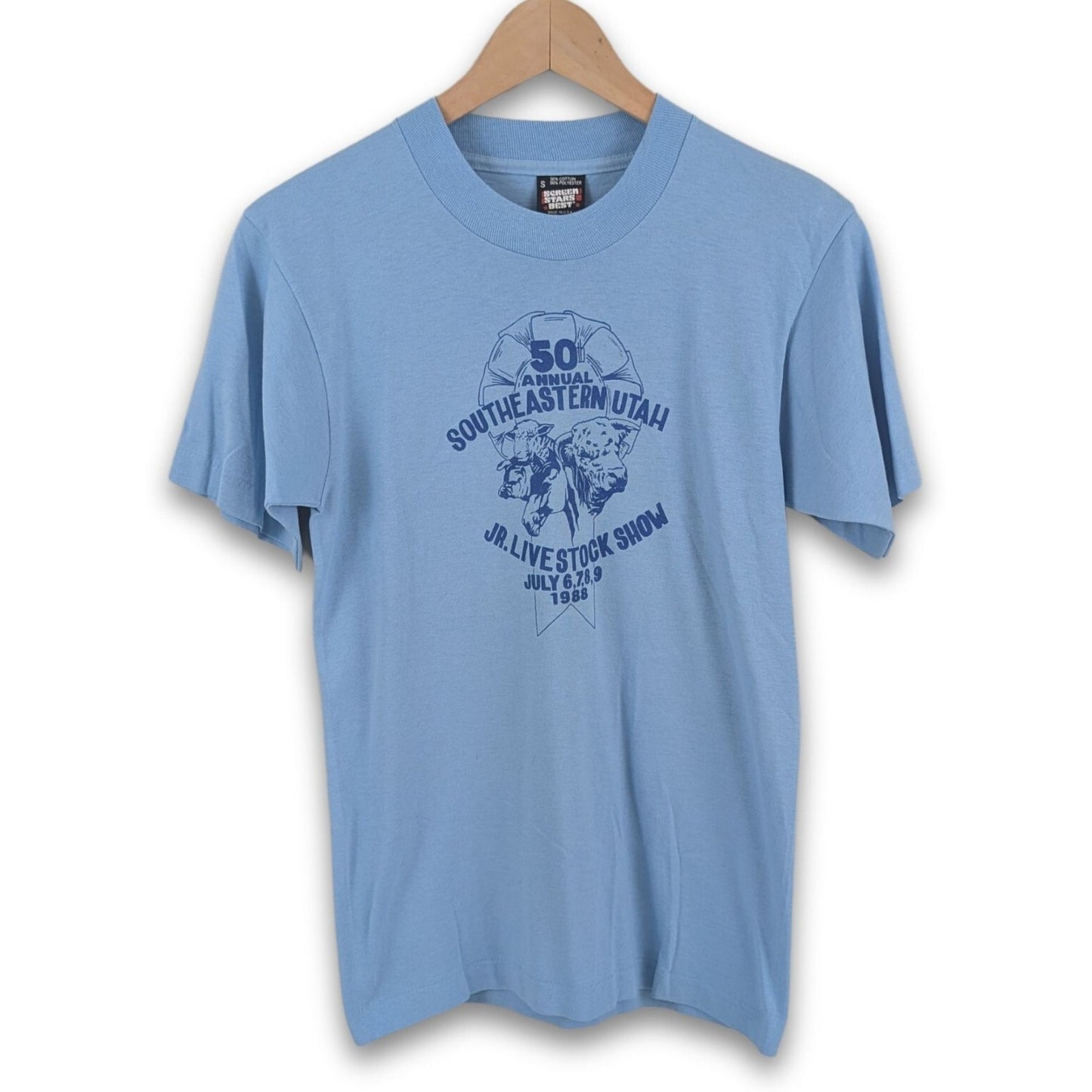 Vintage 1988 Southeastern Utah Livestock Show Tee - Size Small