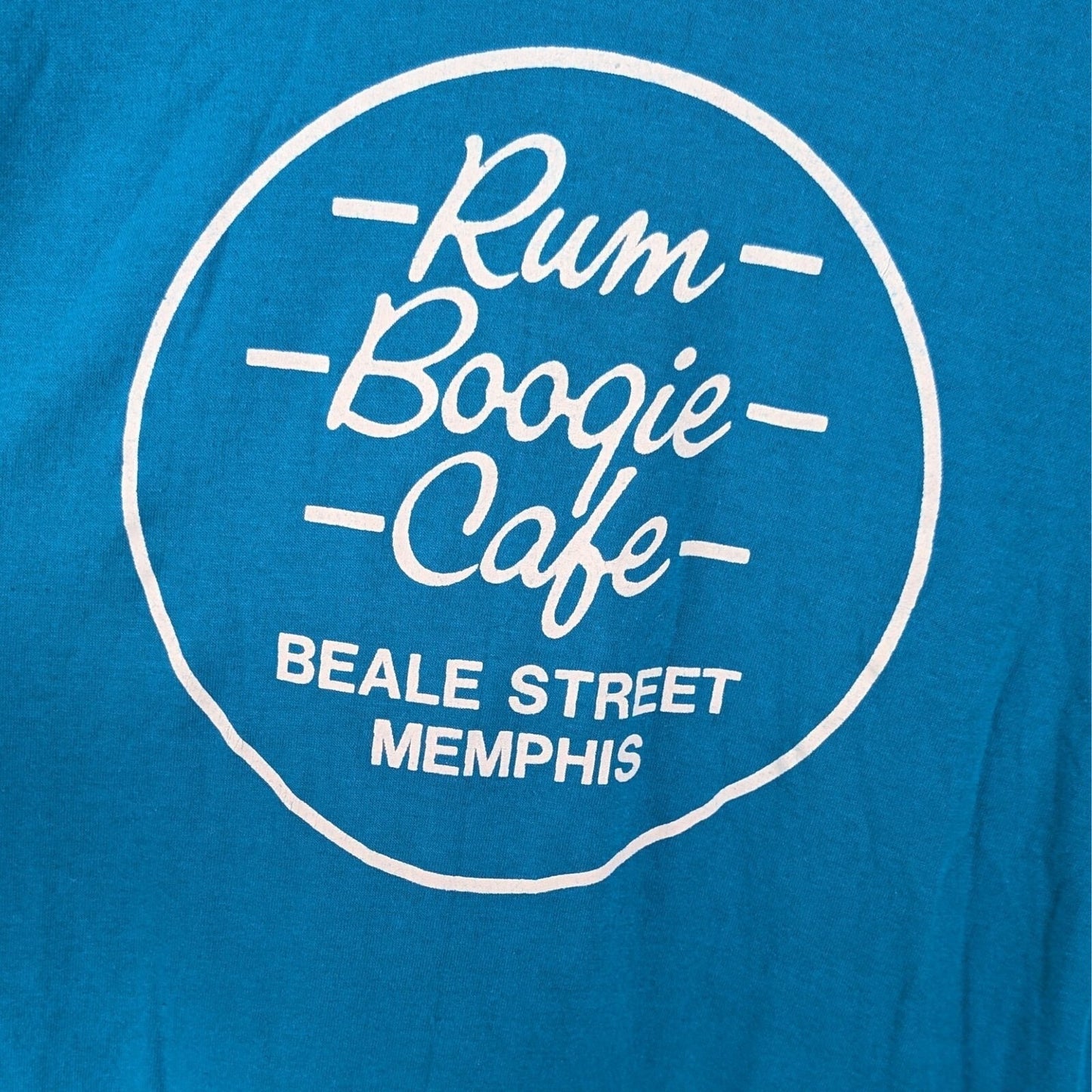 Vintage Rum Boogie Cafe Beale Street Memphis Tee - Size Small
