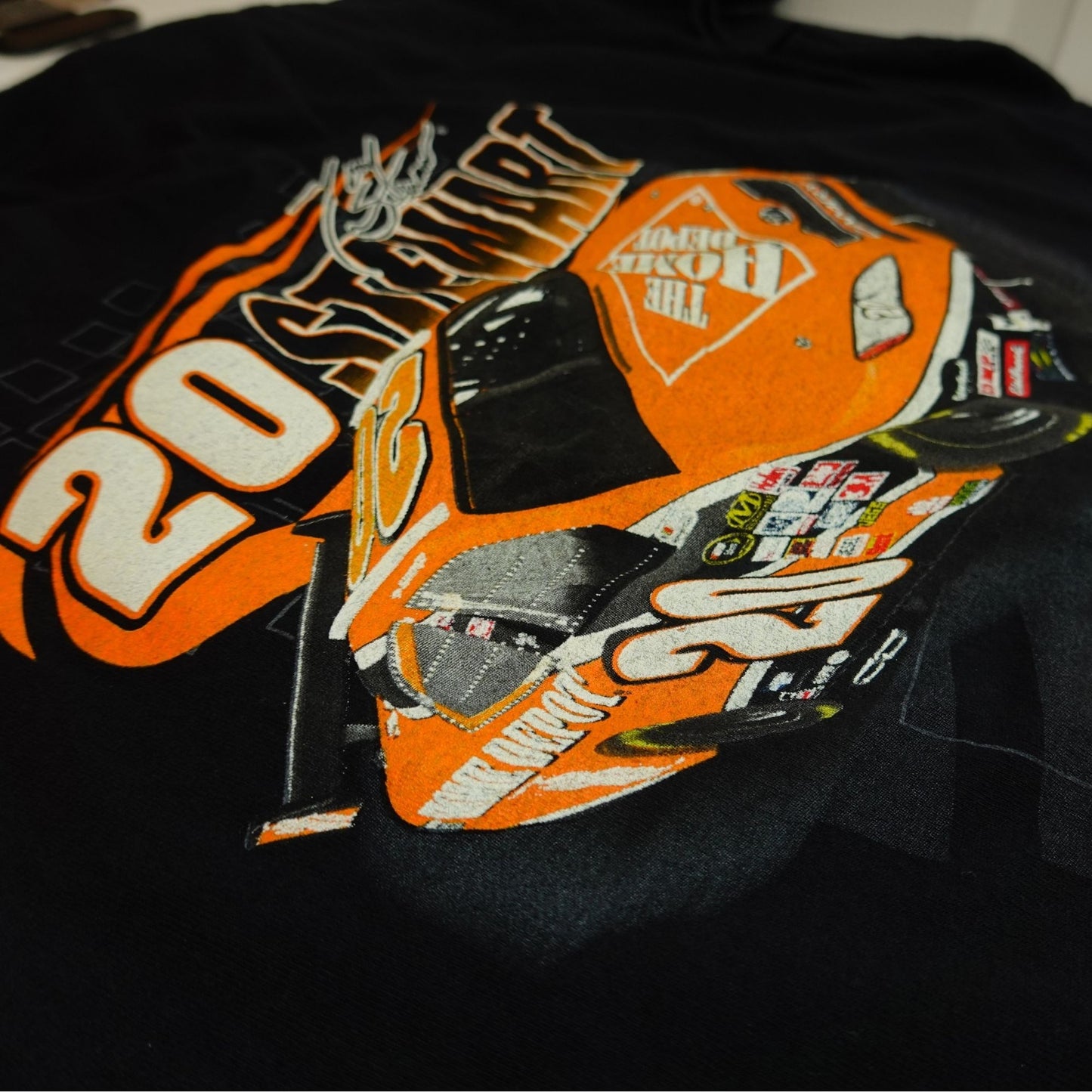 Vintage NASCAR Tony Stewart #20 Home Depot T-Shirt - Size XL