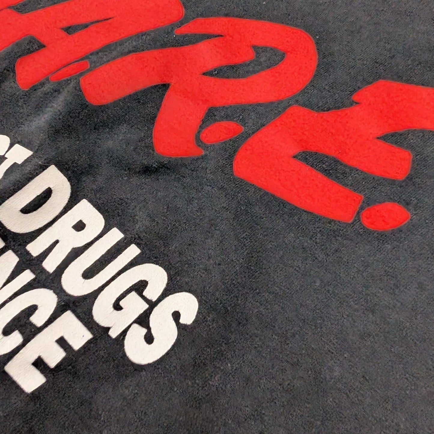 Vintage 90's D.A.R.E. Resist Against Drugs Black Tee - Size L