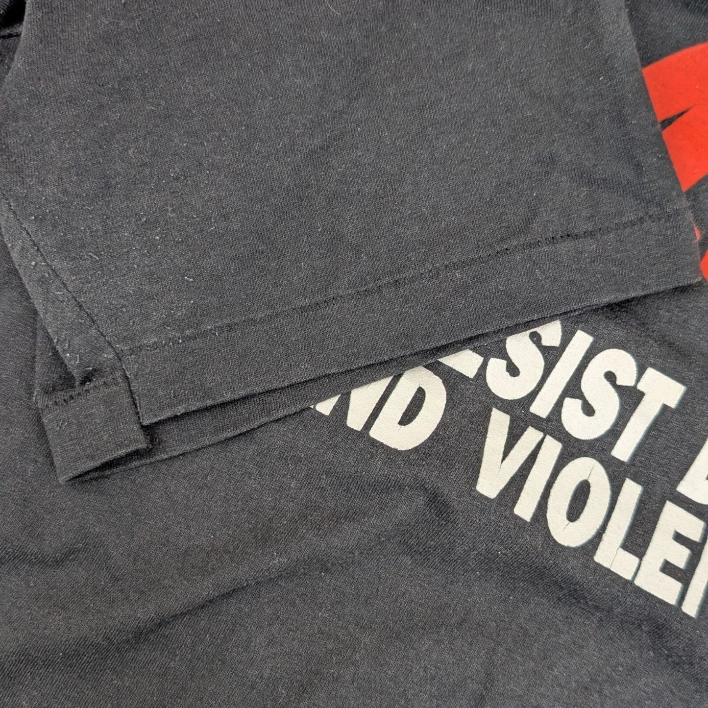 Vintage 90's D.A.R.E. Resist Against Drugs Black Tee - Size L