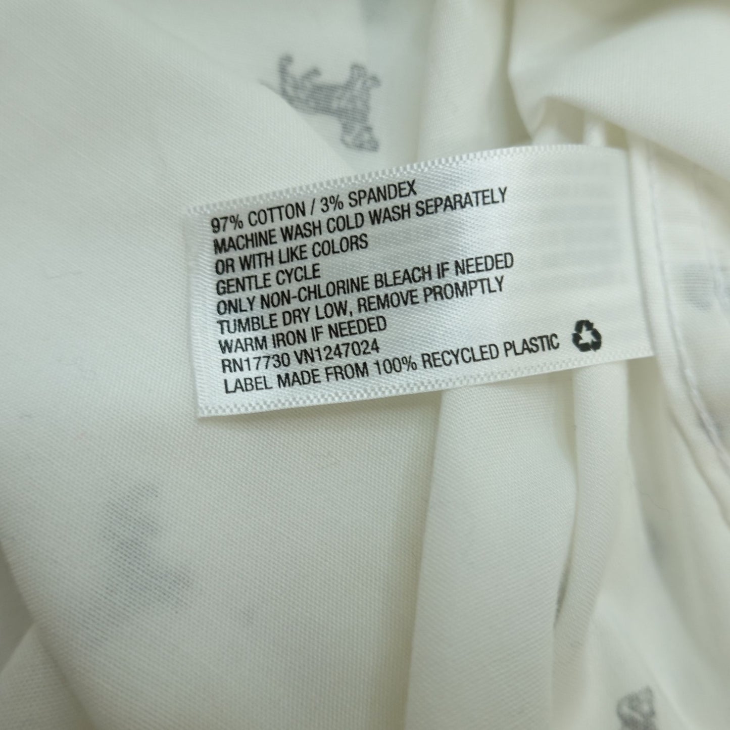 Goodfellow & Co Oxford Shirt White Dog Print - Size 2XL