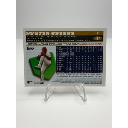 2025 Topps Archives - 1996 Topps Hunter Greene #197
