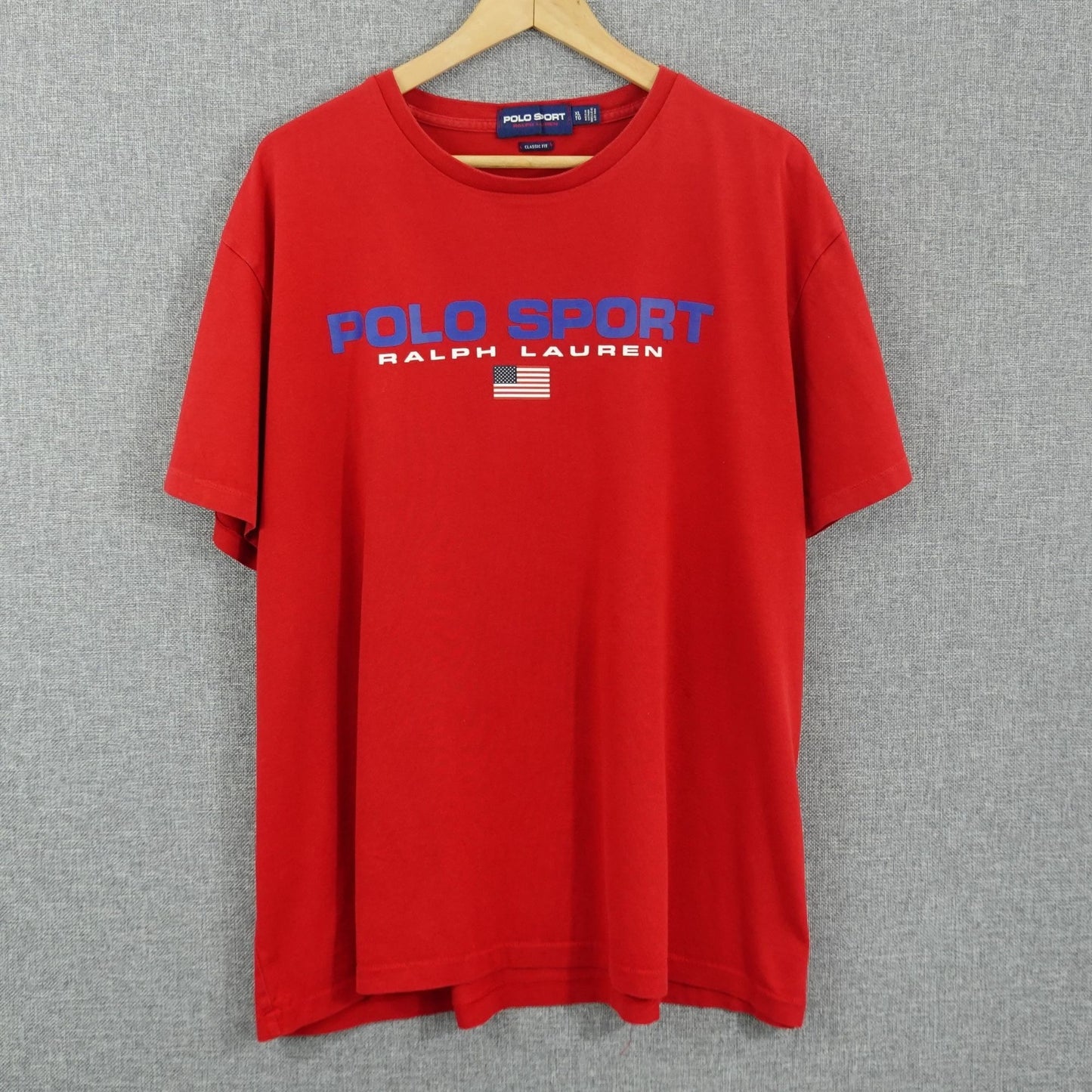 Polo Sport Ralph Lauren Red Logo Tee - Size XL
