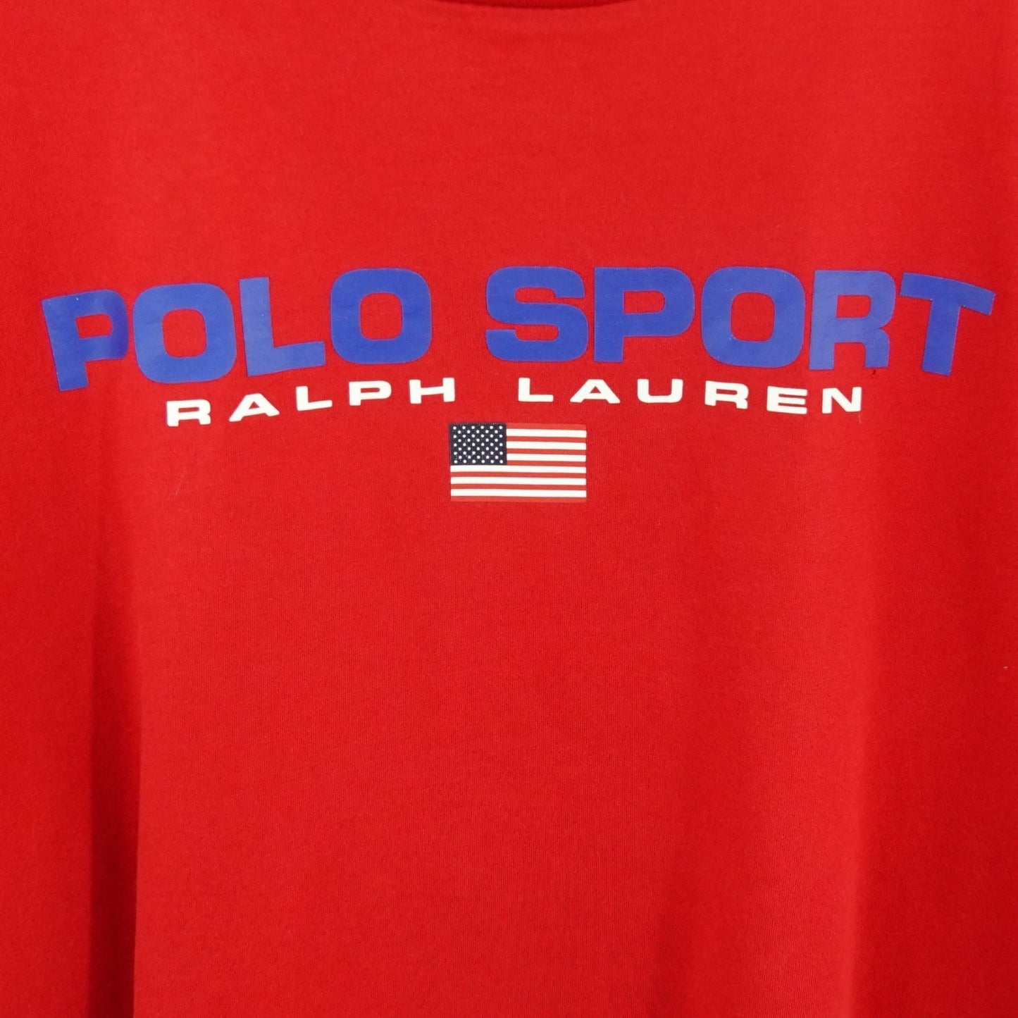 Polo Sport Ralph Lauren Red Logo Tee - Size XL