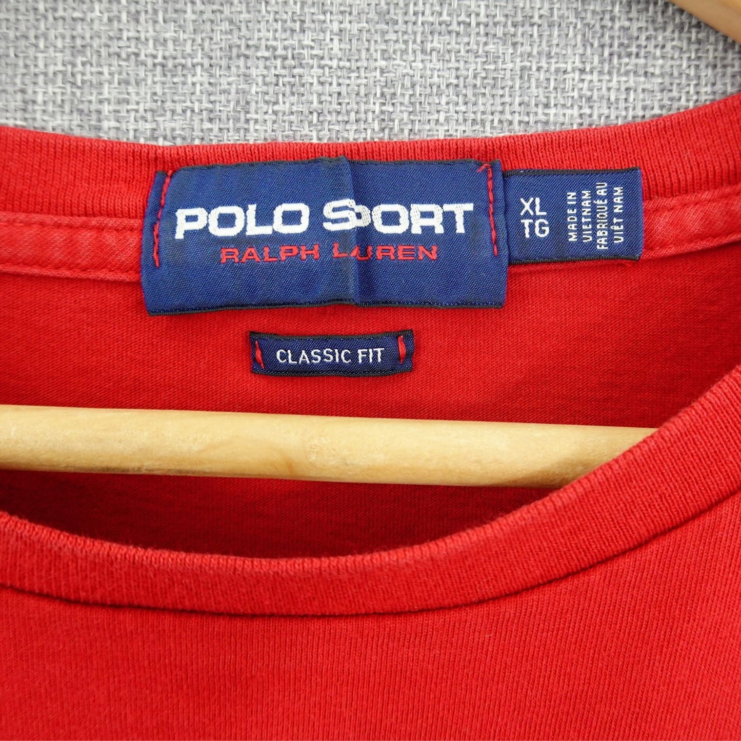 Polo Sport Ralph Lauren Red Logo Tee - Size XL