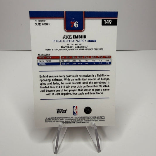 2025-26 Topps Chrome - Joel Embiid #149