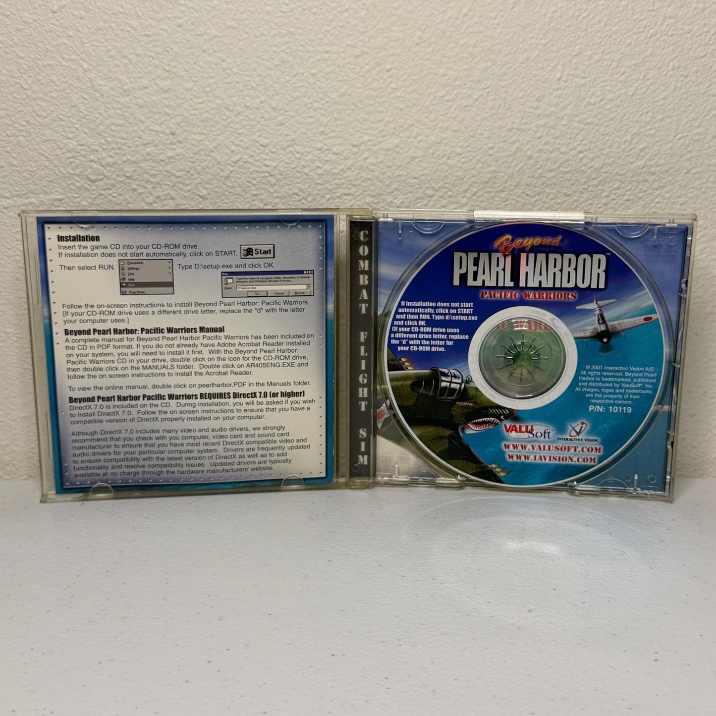 Beyond Pearl Harbor Pacific Warriors (PC CD-ROM, 2001) - No Box or Manual