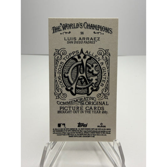 2025 Topps Allen & Ginter - Luis Arraez Mini #96