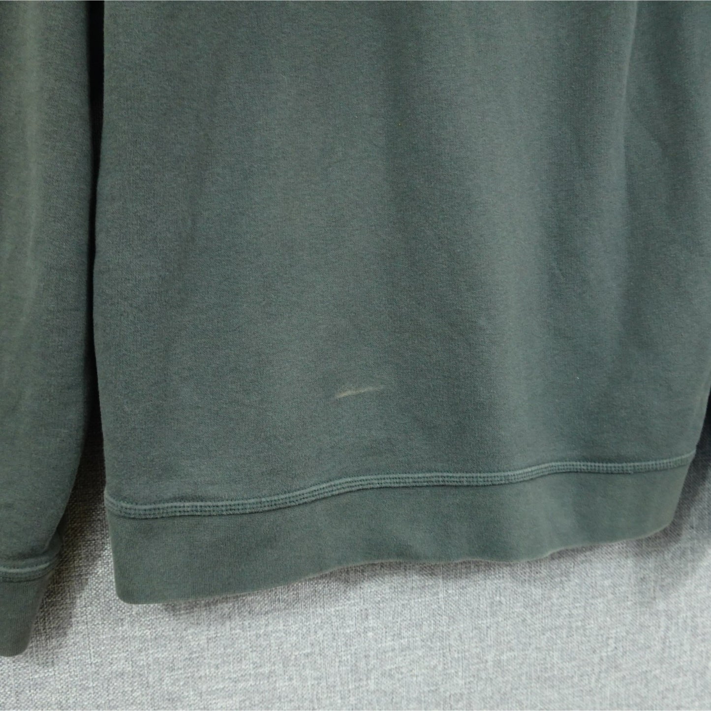 Nike Faded Black Hoodie Neon Yellow Mesh Logo - Size M