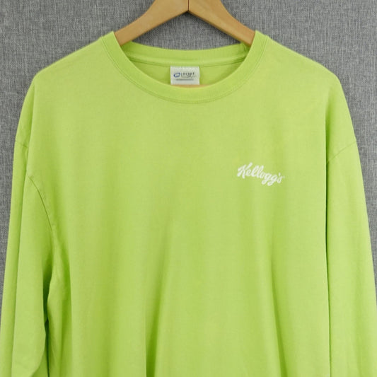 Kellogg’s Better Days Lime Green Promo Tee - Size XL