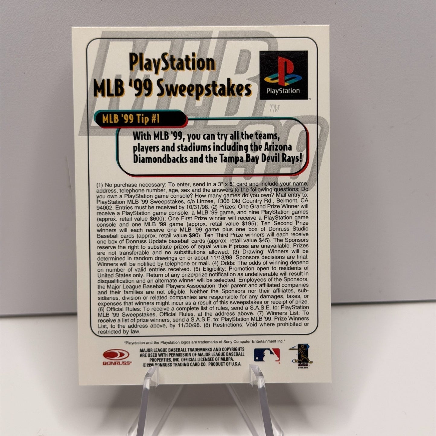 1998 Donruss - Cal Ripken Jr. MLB 99 #1