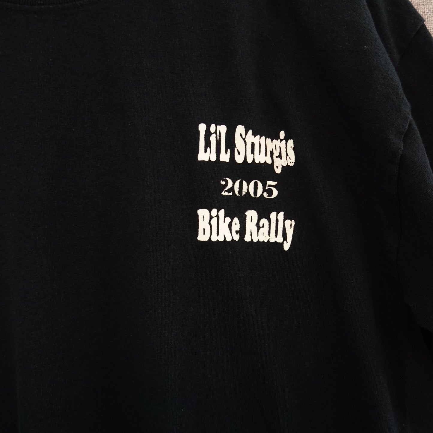 Vintage 2005 Li’l Sturgis Bike Rally Black Tee - Size M