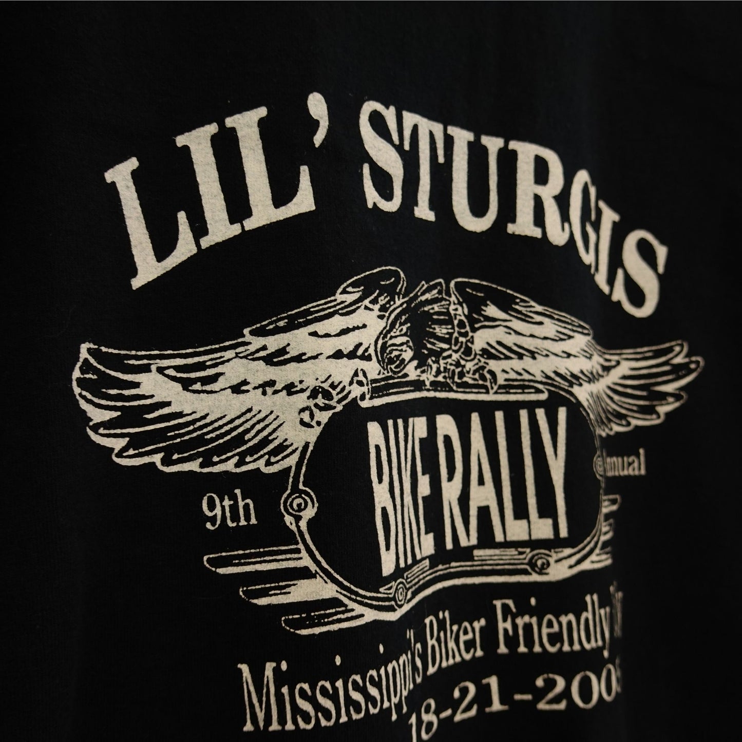 Vintage 2005 Li’l Sturgis Bike Rally Black Tee - Size M