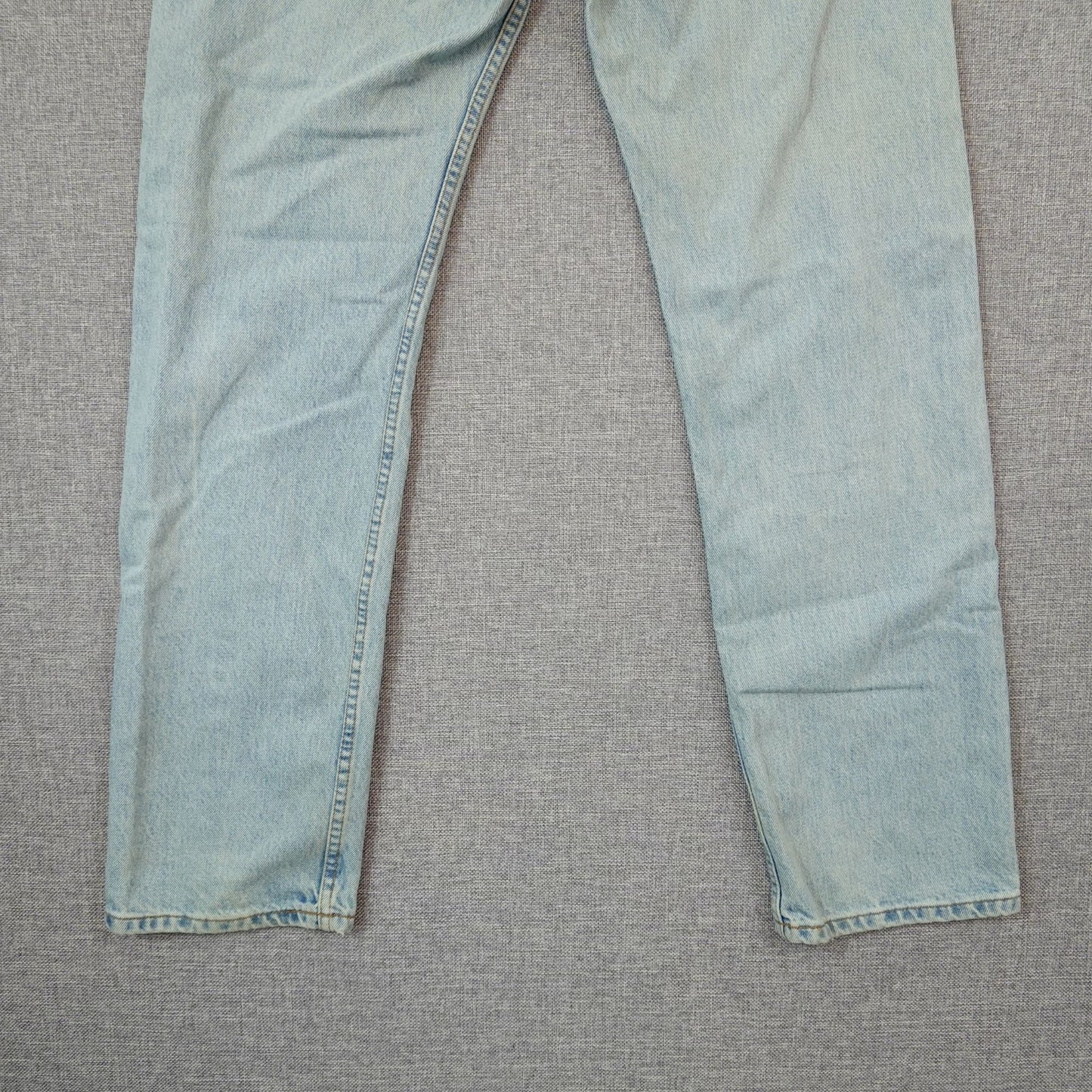 Vintage 90s Levi's 505 Jeans Light Wash USA Made Red Tab 33x32